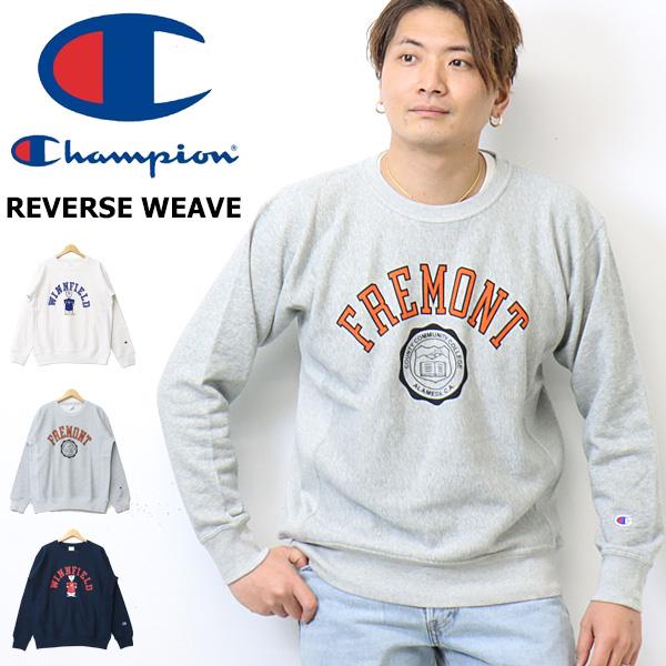 Champion チャンピオン リバースウィーブ プリント スウェットシャツ