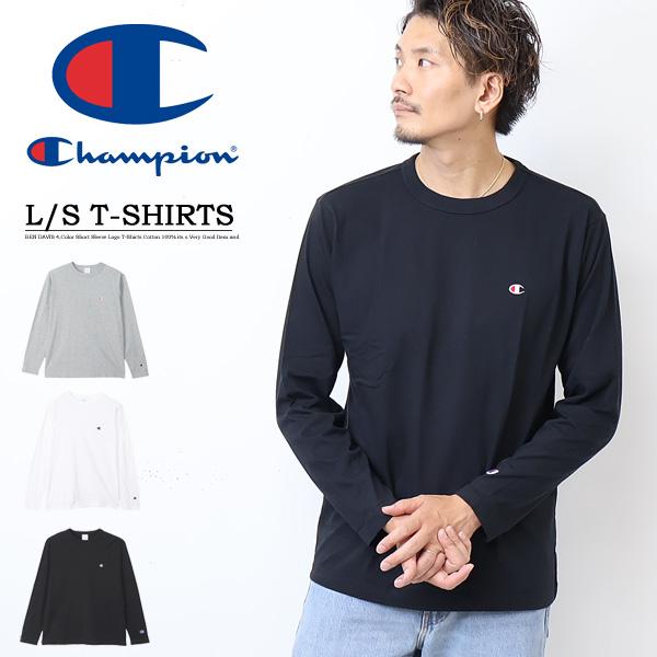 Champion（チャンピオン） ワンポイント 長袖Tシャツ ロンT 長T ロゴ