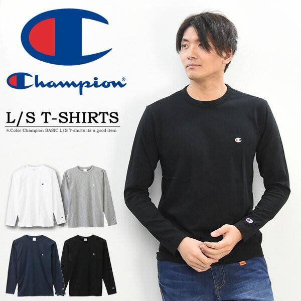 Champion チャンピオン 長袖tシャツ 無地 ワンポイント メンズ レディース ユニセックス ロンt 定番 C3 P401 Rex One 通販 Yahoo ショッピング