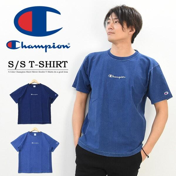 Sale Champion チャンピオン リバースウィーブ インディゴ染め ロゴ刺繍 半袖tシャツ メンズ レディース ユニセックス ロゴtシャツ 送料無料 C3 P319 Rex One 通販 Yahoo ショッピング