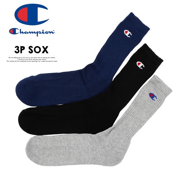 Champion（チャンピオン） 3P フルレングス ソックス ハーフパイル