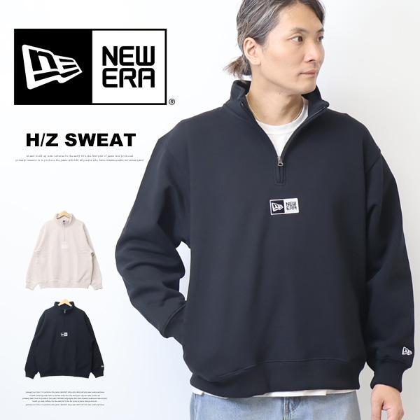 NEW ERA（ニューエラ） ハーフジップ スウェットシャツ 裏起毛 メンズ