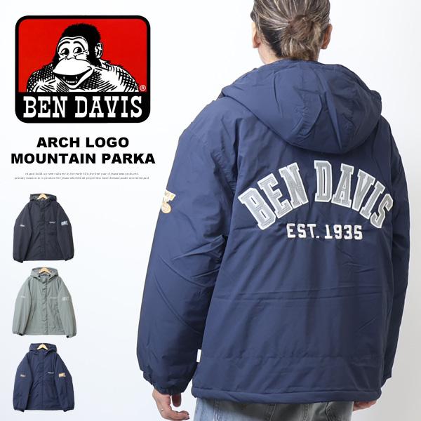 BEN DAVIS（ベンデイビス） アーチロゴ マウンテンパーカー 中綿