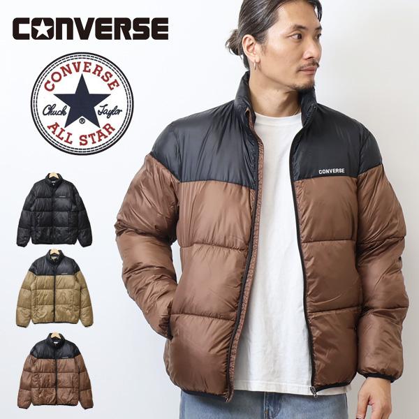 CONVERSE コンバース 切り替え スタンドネック 中綿アウター メンズ