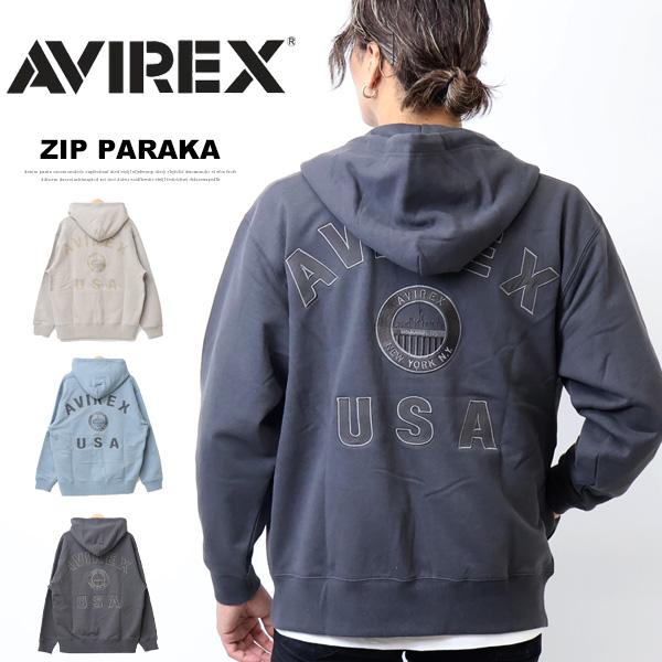 AVIREX アヴィレックス 同色刺繍 バーシティロゴ スウェット AVIREX アヴィレックス 同色刺繍 バーシティロゴ スウェット