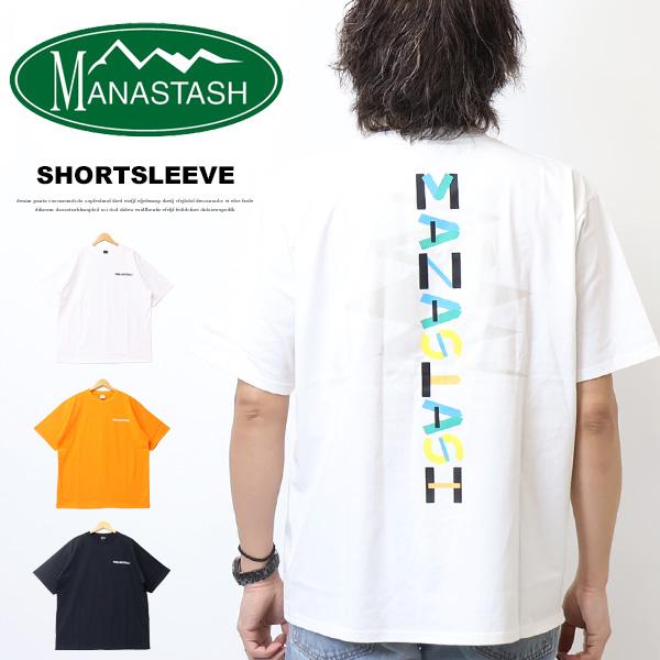 SALE セール MANASTASH マナスタッシュ CiTee BLOCK プリント 半袖Tシャツ メンズ 半T 送料無料 792-3134063
