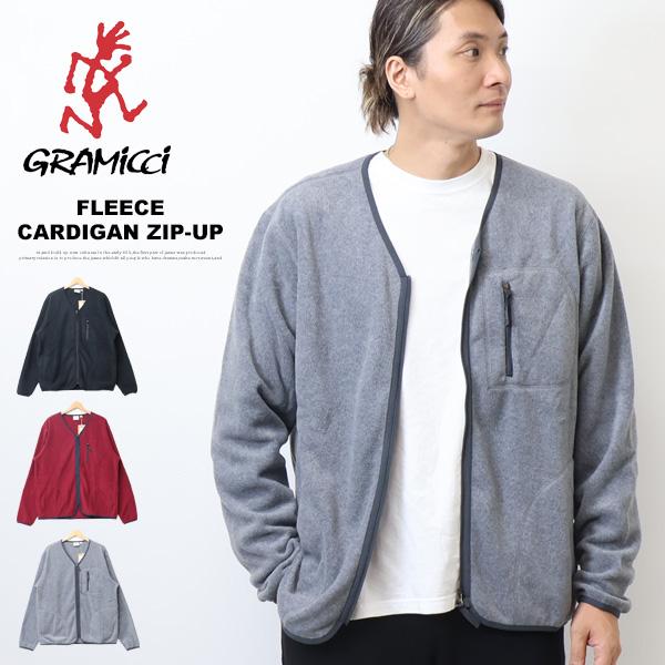 GRAMICCI グラミチ フリースカーディガンジップアップ ライト GRAMICCI グラミチ フリースカーディガンジップアップ ライト