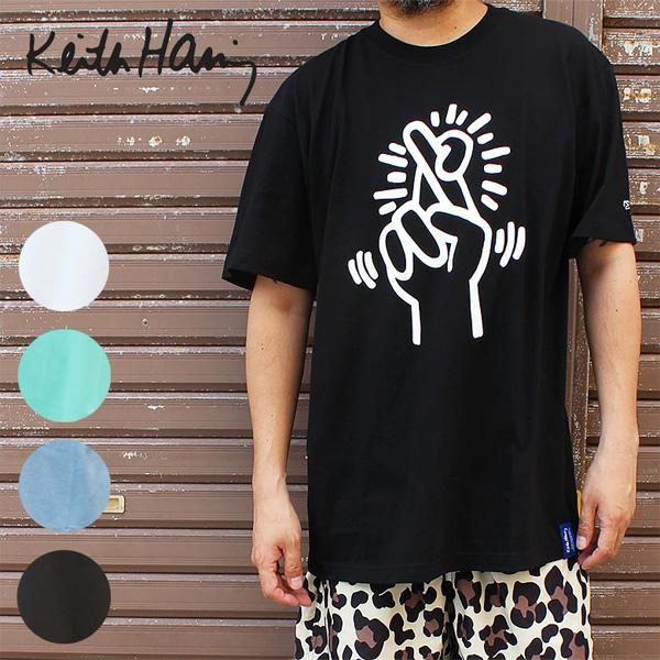 Keith Haring キースへリング プリント 半袖Tシャツ メンズ Keith Haring キースへリング プリント 半袖Tシャツ メンズ