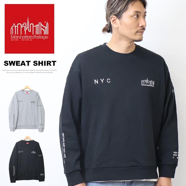 Manhattan Portage（マンハッタンポーテージ） プリント スウェット