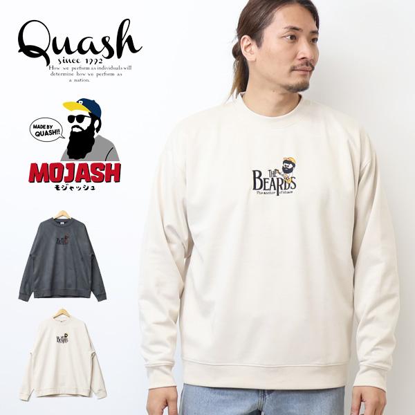 【激レア・非売品】ARMS 懸賞当選スウェットシャツ　オマケ付き Quash（クアッシュ） MOJASH モジャッシュ ヒゲおじさん OZZY刺繍