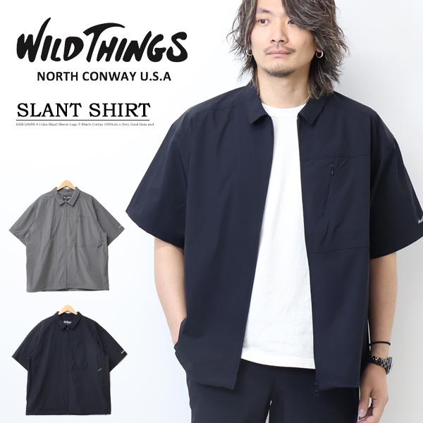 WILD THINGS（ワイルドシングス） スラント 半袖シャツ メンズ 送料