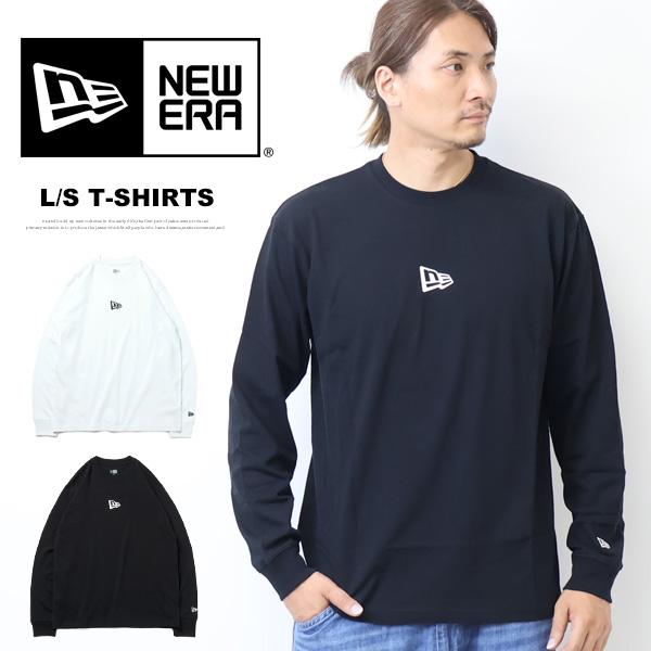 NEW ERA ニューエラ 長袖 コットン Tシャツ Flag Logo Mini