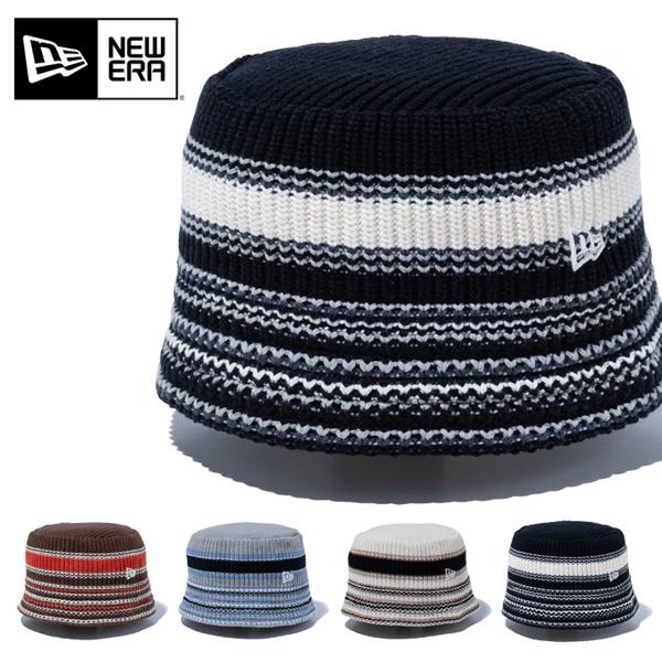 ニューエラ ニットバゲット ボーダー ブラック MLサイズ 楽天市場】ニューエラ ニットバケット メンズ NEWERA Knit