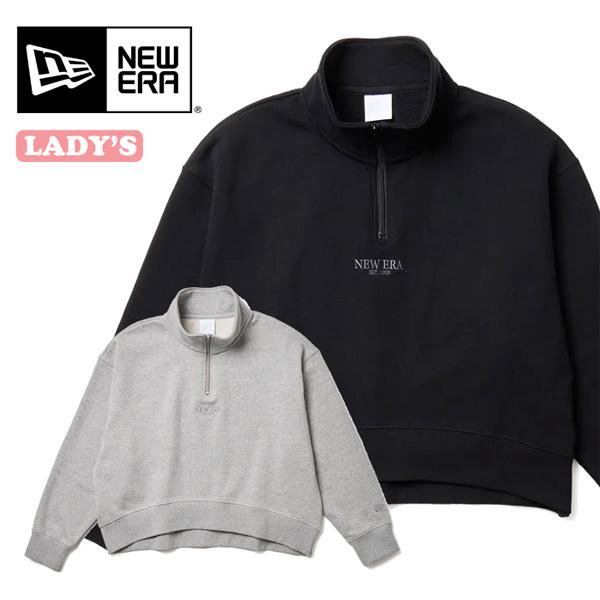 NEW ERA（ニューエラ） レディース Women's スウェット ハーフジップ