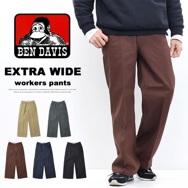 BEN DAVIS ベンデイビス エクストラ ワイドパンツ ワークパンツ BEN DAVIS ベンデイビス エクストラ ワイドパンツ ワークパンツ