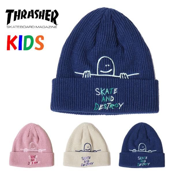 THRASHER（スラッシャー） キッズサイズ マークゴンザレス ロゴ刺繍