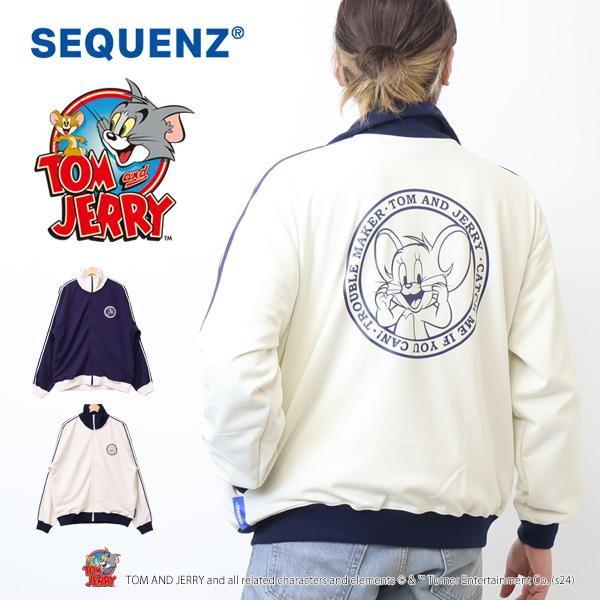 SEQUENZ トムとジェリー サークルロゴ トラックジャケット ジャージ 