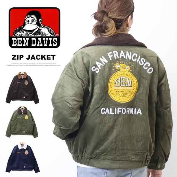 BEN DAVIS ベンデイビス 衿ボア コーデュロイジャケット メンズ