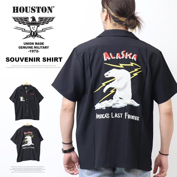 最終価格　HOUSTON スカシャツ（ALASKA） L アラスカ HOUSTON シャツ スカシャツ(ALASKA) メンズ レディース