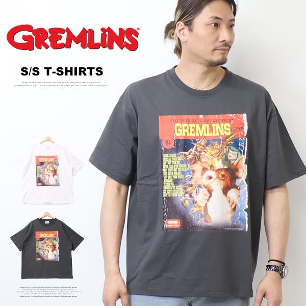GREMLINES グレムリン ムービーポスタープリント 半袖Tシャツ 半T
