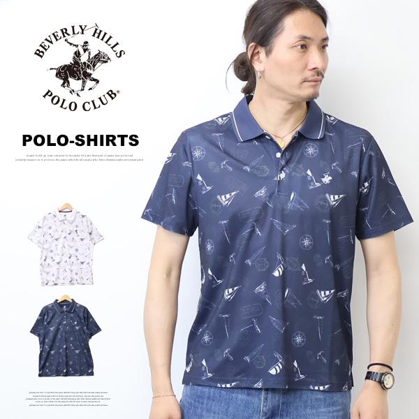 BEVERLY HILLS POLO CLUB（ビバリーヒルズポロクラブ） 総柄 半袖