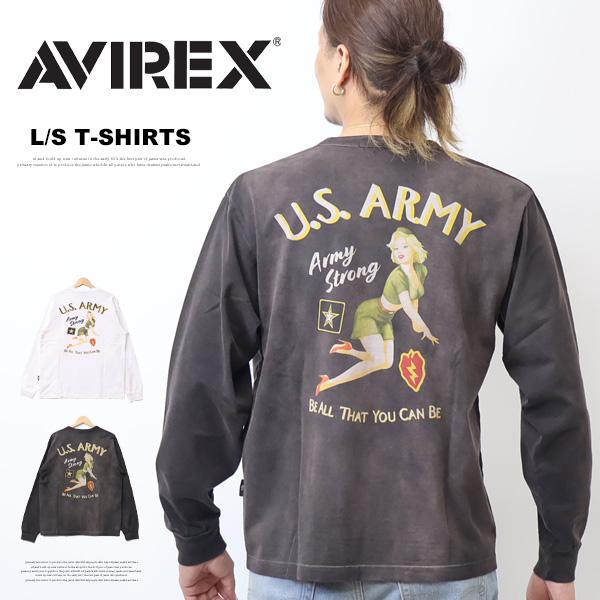 AVIREX アヴィレックス ホットレディ オフィサー 長袖Tシャツ