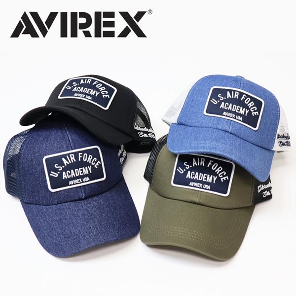 AVIREX アヴィレックス エアフォースロゴワッペン メッシュ