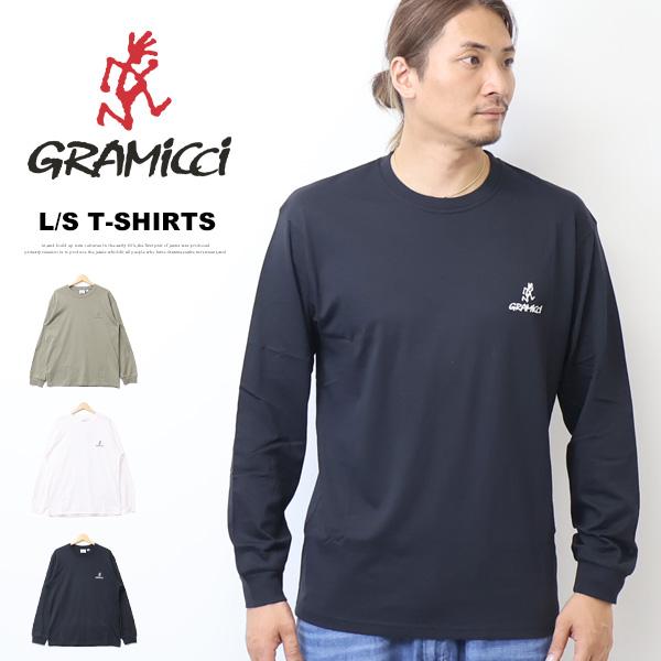 Gramicci（グラミチ） ワンポイントロゴ 長袖Tシャツ ロンT 長T
