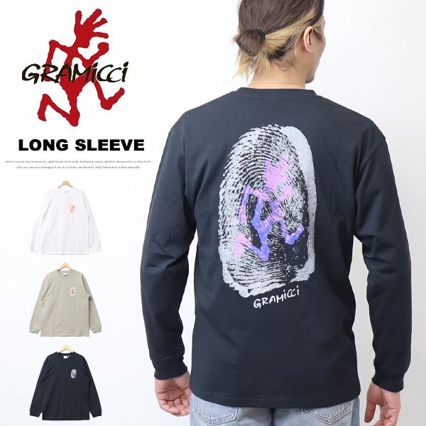 Gramicci（グラミチ） THUMBPRINT 長袖Tシャツ ロンT 長T メンズ 送料