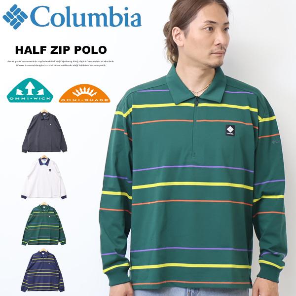 Columbia（コロンビア） キャロリーナアベニューハーフジップポロ 長袖