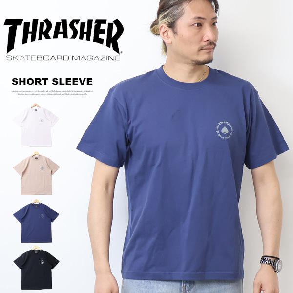 THRASHER（スラッシャー） プリント 半袖Tシャツ スペード 半T メンズ