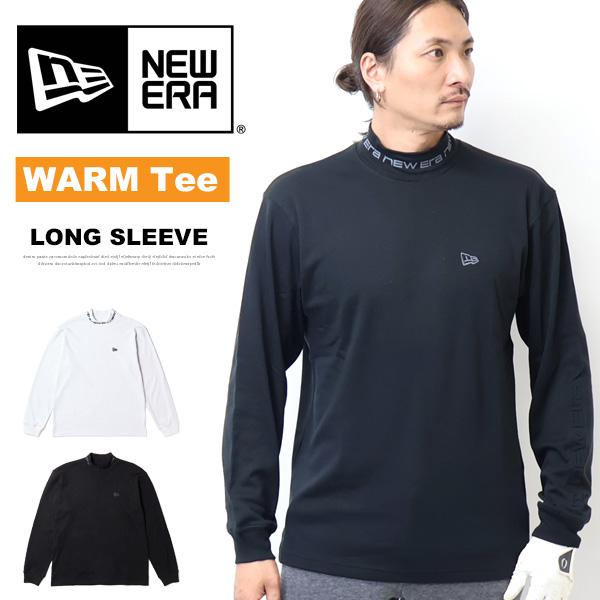 NEW ERA GOLF ニューエラ ゴルフ 長袖 ハイネック ウォーム Tシャツ ネックロゴ モックネック 長袖Tシャツ メンズ ゴルフウェア 送料無料 15129481 15129478