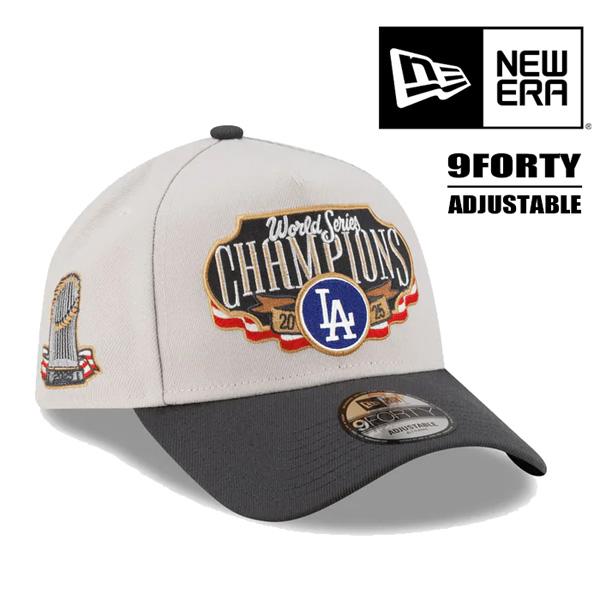 NEW ERA ドジャース 2025 ワールドシリーズ限定モデル NEW ERA（ニューエラ） 9FORTY A-Frame キャップ 2025 MLB World