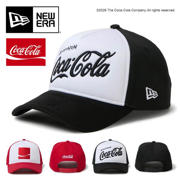 NEW ERA ニューエラ 9FORTY A-Frame コラボキャップ Coca-Cola コカ・コーラ 帽子 ベースボールキャップ 940 メンズ 15154813 15154812