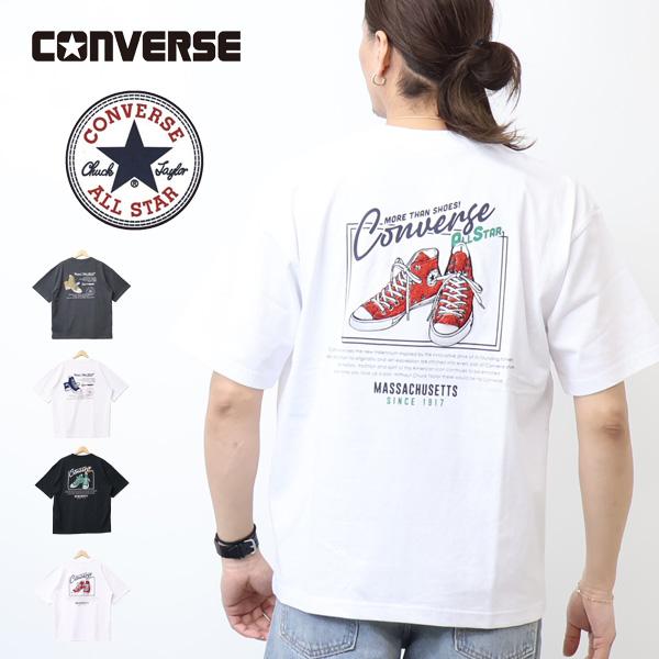 CONVERSE（コンバース） バック刺繍 半袖Tシャツ 半T メンズ 6278-7412