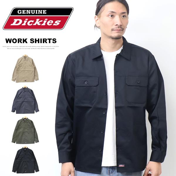 GENUINE Dickies ジェニュイン ディッキーズ 長袖 ワークシャツ 長袖シャツ メンズ 6870-1020