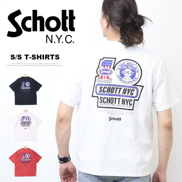 Schott N.Y.C（ショット） Schott メニー ピーシーズ 半袖Tシャツ 半T