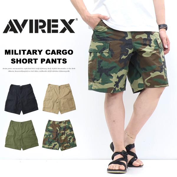AVIREX（アヴィレックス） コットンリップストップ カーゴショーツ