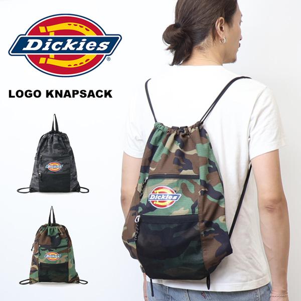 Dickies ディッキーズ ロゴプリント ナップサック リップストップ カモフラ柄 ナップザック リュックサック バックパック ユニセックス 81932400