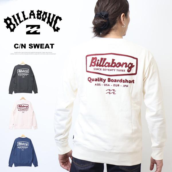 BILLABONG ビラボン ROAD SIGN トレーナー クルーネックスウェットシャツ レギュラーフィット メンズ 送料無料 BG012001