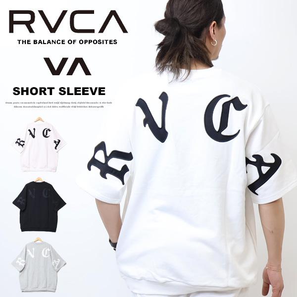 RVCA（ルーカ） BACK SIDE ARCH IRON SS ミニ裏毛 半袖Tシャツ 半T
