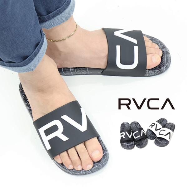 RVCA（ルーカ） LOGO BANDANA SANDAL シャワーサンダル シャワサン