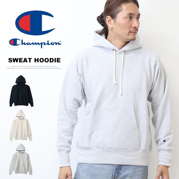 Champion チャンピオン リバースウィーブ フーデッドスウェットシャツ スウェットパーカー 裏起毛 メンズ プルパーカー フーディ 送料無料 C3-Y132