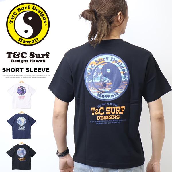 タウン&カントリー T&C Surf Designs プリント 半袖Tシャツ 海 ヤシの