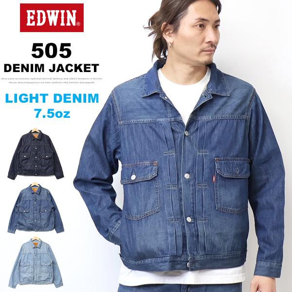 503 EDWIN エドウィン 505J ライトオンス Gジャン デニムジャケット
