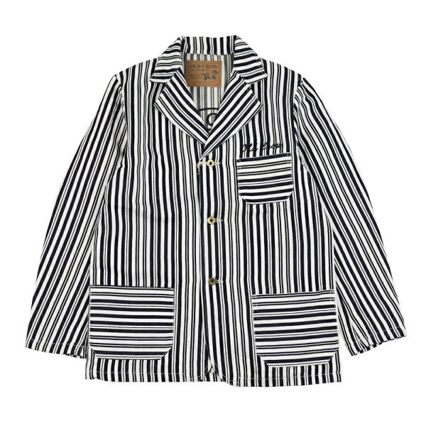 オールドクロウ　グラッドハンド　ダック カバーオール　刺繍　【L】 オールドクロウ グラッドハンド ダック カバーオール 刺繍 【L