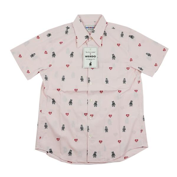 ウィアード　WEIRDO 半袖シャツ　サイズS WEIRDO(ウィアード) / 半袖シャツ/XXL/コットン/WHT/プリント