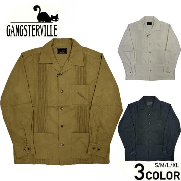 GANGSTERVILLE ギャングスタービル ペイズリー キューバシャツ