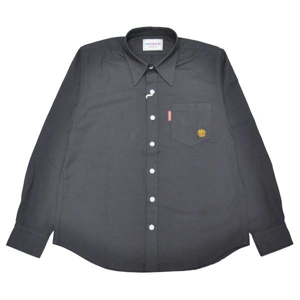 WEIRDO（ウィアード） WEIRDO WRD CANS - L/S SHIRTS (BLACK