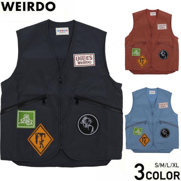 ウィアード ベスト 楽天市場】WEIRDO ウィアード / 「FLAME - RACING VEST / RED